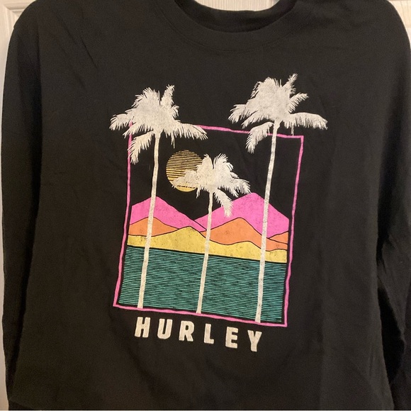 HURLEY Esme Womens Oversized Crop Tee Size XLarge - Picture 3 of 6